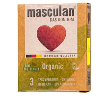 Экологически чистые презервативы Masculan Organic - 3 шт.