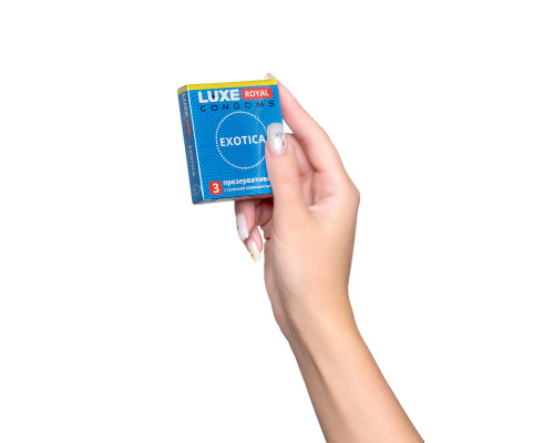 Текстурированные презервативы LUXE Royal Exotica - 3 шт.