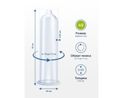 Презервативы MY.SIZE размер 49 - 10 шт.