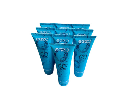 Набор из 10 пролонгирующих лубрикантов на водной основе Egzo Go (по 50 мл.)