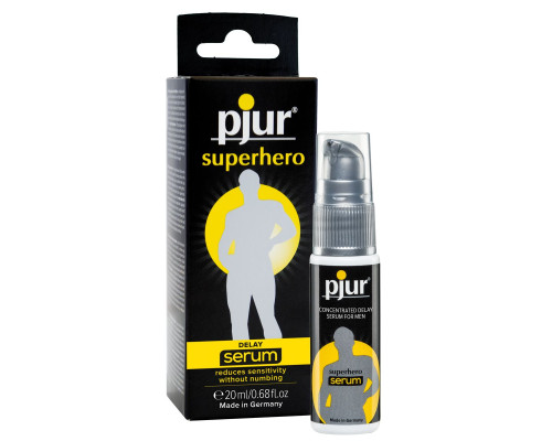 Сыворотка-пролонгатор pjur SUPERHERO Delay Serum - 20 мл.