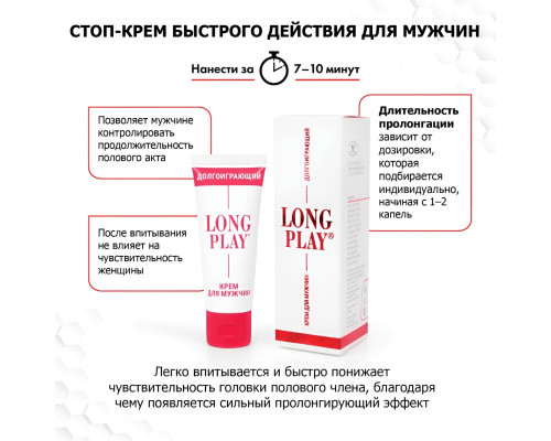 Крем-пролонгатор Long Play - 15 гр.