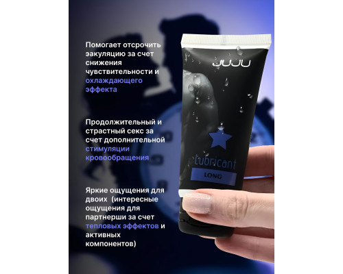 Пролонгирующий лубрикант JUJU Long - 50 мл.