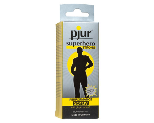 Спрей-пролонгатор длительного действия pjur SUPERHERO Strong Spray - 20 мл.