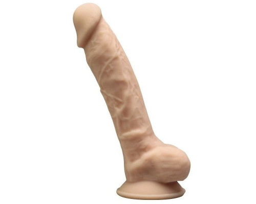 Телесный фаллоимитатор-реалистик на присоске MODEL 1 - 17,75 см.