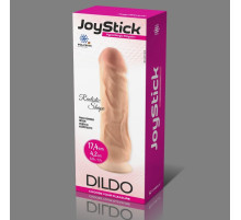 Телесный фаллоимитатор JoyStick на присоске - 17,4 см.