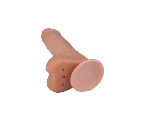 Телесный фаллоимитатор на присоске F F BEST COCK 7 - 20 см.