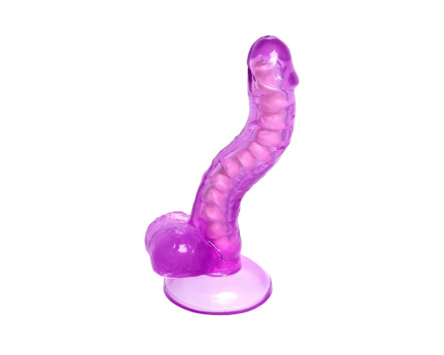 Фиолетовый реалистичный фаллоимитатор Celiam - 20,5 см.