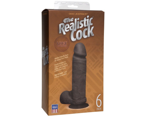 Реалистичный фаллоимитатор The Realistic Cock ULTRASKYN 6” - 17,3 см.
