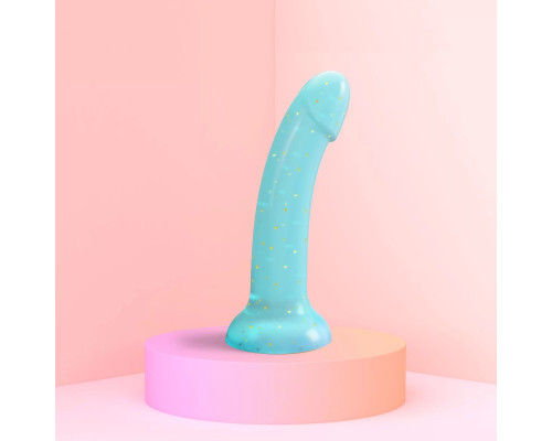 Фаллоимитатор из жидкого силикона Dildolls Nightfall - 17,6 см.