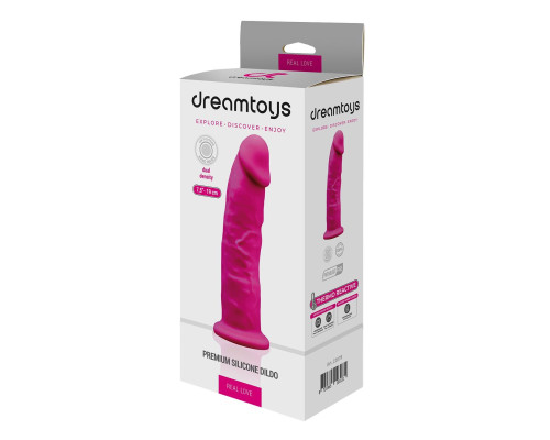Розовый фаллоимитатор Real Love Dildo 7.5 Inch - 19,5 см.
