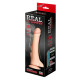 Фаллоимитатор REAL Standard с наплывами - 19,5 см.