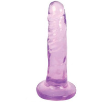 Фиолетовый фаллоимитатор Slim Stick Dildo - 15,2 см.