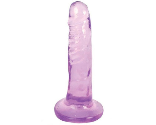 Фиолетовый фаллоимитатор Slim Stick Dildo - 15,2 см.