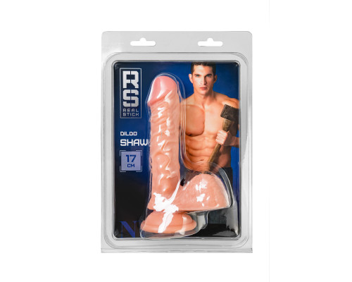 Телесный фаллоимитатор Shaw - 17 см.