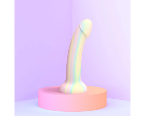 Фаллоимитатор из жидкого силикона Dildolls Fantasia - 17,6 см.