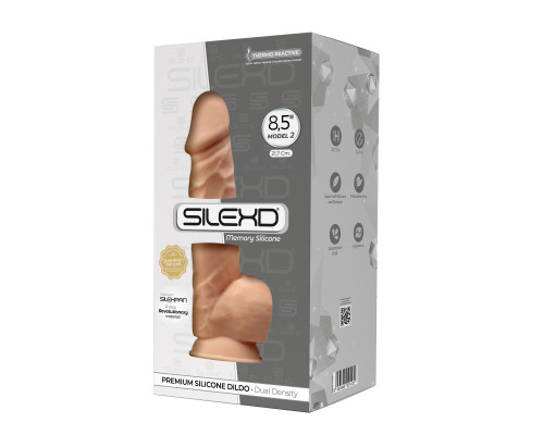 Телесный фаллоимитатор Model 2 - 21,7 см.