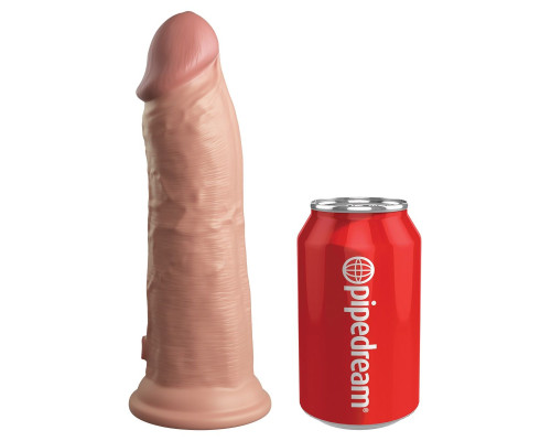 Телесный фаллоимитатор 8  Silicone Dual Density Cock - 22,8 см.