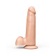 Фаллоимитатор на присоске телесного цвета - 16,5 см.