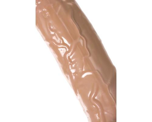 Коричневый фаллоимитатор-реалистик Delion - 20,5 см.