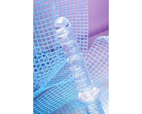 Прозрачный фаллоимитатор Auri - 20 см.