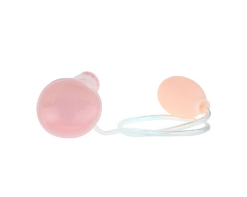 Фаллоимитатор-реалистик с имитацией семяизвержения Eros Fountain - 19,5 см.