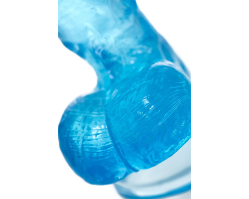 Голубой реалистичный фаллоимитатор Indy - 15,8 см.