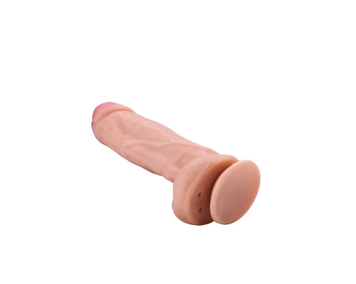 Крупный фаллоимитатор на присоске - 21,5 см.