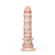 Фаллоимитатор REAL Standard с шипами - 21 см.