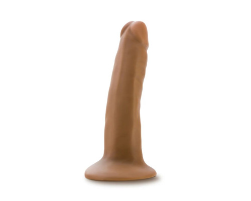 Карамельный фаллоимитатор 5.5 Inch Long Dildo With Suction Cup Base - 13,9 см.