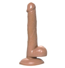 Коричневый фаллоимитатор-реалистик Delion - 20,5 см.