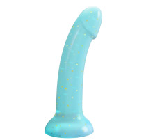 Фаллоимитатор из жидкого силикона Dildolls Nightfall - 17,6 см.