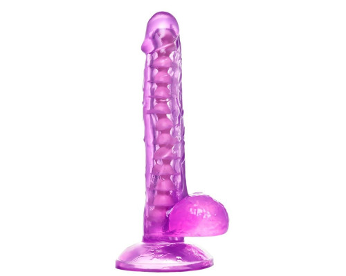 Фиолетовый реалистичный фаллоимитатор Celiam - 20,5 см.