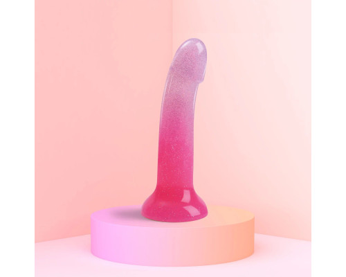 Фаллоимитатор из жидкого силикона Dildolls Sunrise - 17,6 см.