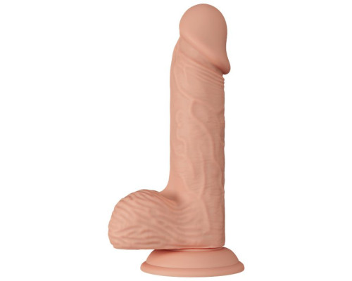 Телесный реалистичный фаллоимитатор Catoblepas - 20,6 см.