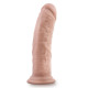 Телесный фаллоимитатор 8-Inch Thick Posable Dildo - 20,3 см.