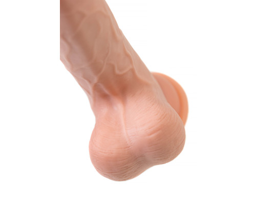 Телесный реалистичный фаллоимитатор My Treasure - 18,5 см.