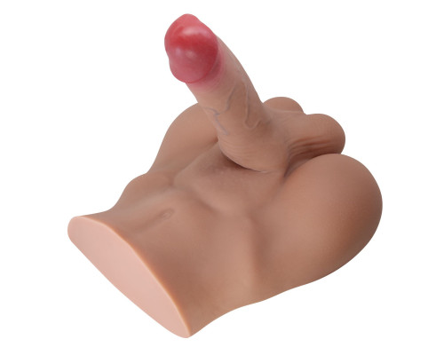 Мужской полуторс Rhyne с членом и анальным тоннелем