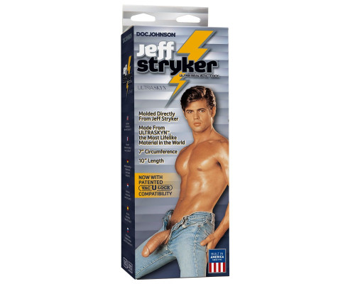 Фаллоимитатор Jeff Stryker ULTRASKYN 10  Realistic Cock with Removable Vac-U-Lock Suction Cup - 25,6 см.