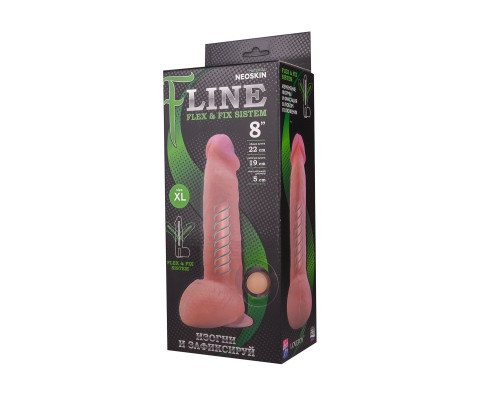 Фаллоимитатор на присоске F LINE - 23 см.