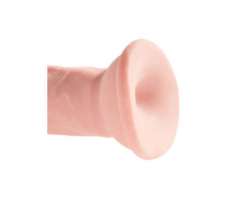 Телесный фаллоимитатор на присоске 6  Triple Density Cock - 18,4 см.