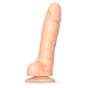 Телесный фаллоимитатор Sliding Skin Realistic Dildo XXL с подвижной кожей - 20 см.