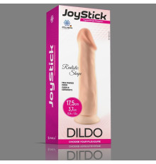 Телесный фаллоимитатор JoyStick на присоске - 17,5 см.