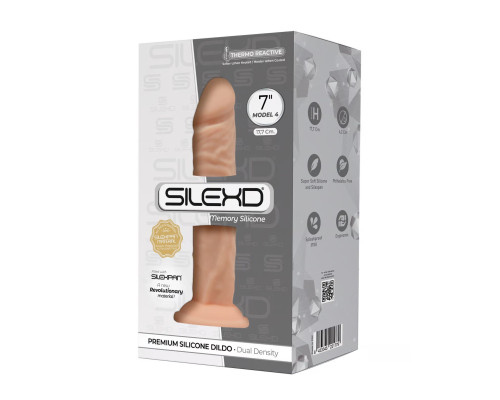 Телесный фаллоимитатор SILEXD Model 4 - 17,7 см.