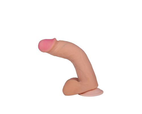 Телесный фаллоимитатор на присоске F F BEST COCK 7 - 20 см.