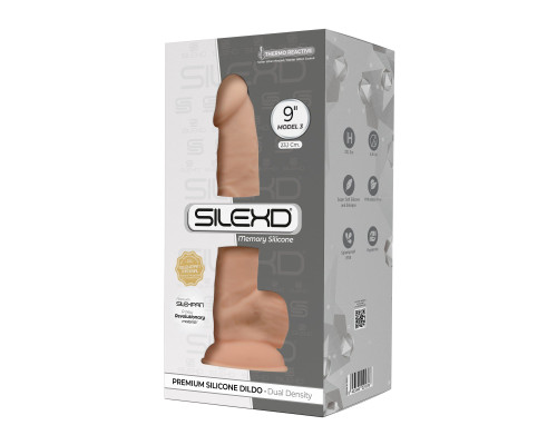 Телесный фаллоимитатор SILEXD Model 3 - 23,1 см.