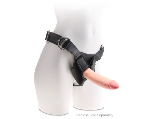 Телесный фаллоимитатор на присоске 8  Triple Density Cock - 24,1 см.