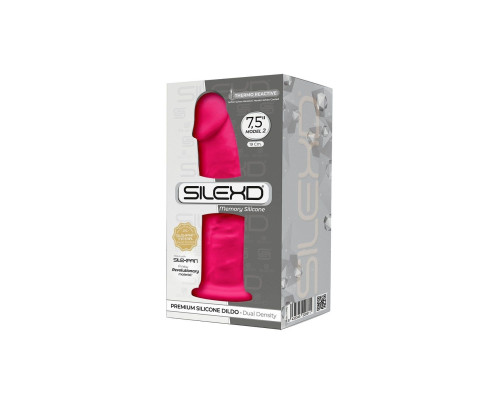 Розовый фаллоимитатор SILEXD Model 2 - 19 см.