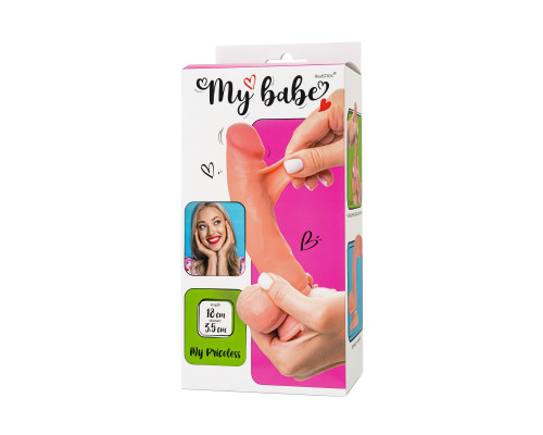 Телесный фаллоимитатор My Priceless - 18 см.