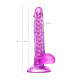 Фиолетовый реалистичный фаллоимитатор Celiam - 20,5 см.
